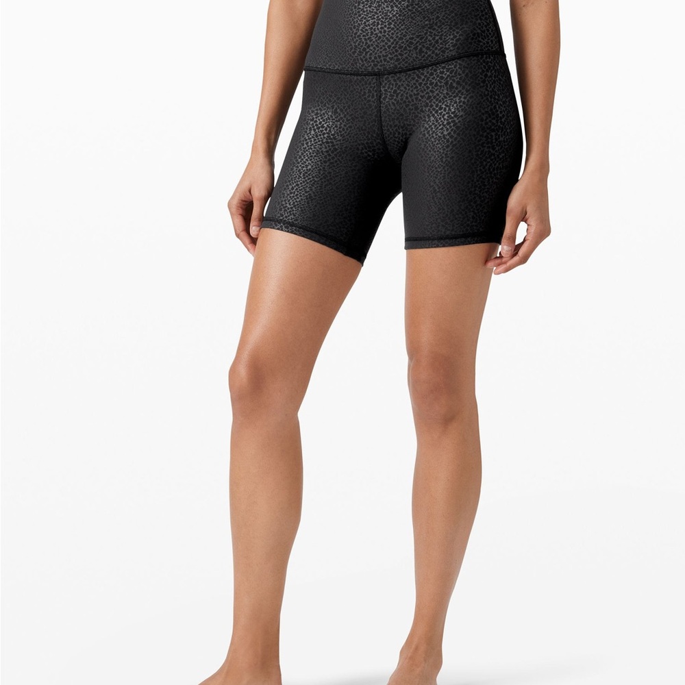 Lululemon Align Short *6" Formulate Emboss Black - image 1